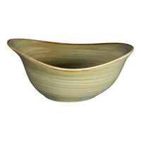 RAK Porcelain Rakstone Spot 17.58 oz. Emerald Organic Deep Porcelain Bowl - 12/Case