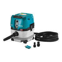 Makita GCV02ZU 40V Max XGT Lithium Ion Cordless Brushless 2.1 Gallon Dry Dust Extractor with AWS and HEPA Filtration (Tool Only)