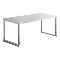 Avantco 178SS1846 18" x 46 3/4" Stainless Steel Single Deck Overshelf