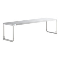 Avantco 178SS1870 18" x 70 3/8" Stainless Steel Single Deck Overshelf