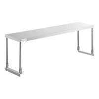 Avantco 178SS1260 12" x 60" Stainless Steel Single Deck Overshelf