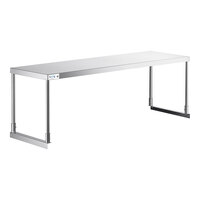 Avantco 178SS1860 18" x 60" Stainless Steel Single Deck Overshelf