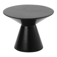 American Metalcraft Upton Collection 5 1/4" Espresso Wood Pedestal