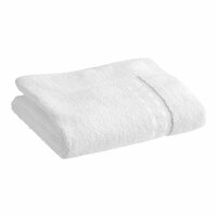 1888 Mills Magnificence 21" x 36" White 100% Pima Cotton Bath Mat 12 lb. - 48/Case