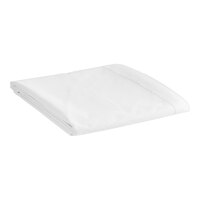 1888 Mills Dependability T-180 81" x 108" White Full XL Size Cotton / Polyester Flat Sheet - 24/Case