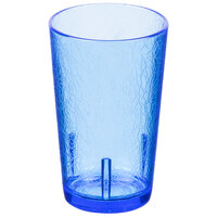 Cambro D8608 Del Mar 8 oz. Sapphire Blue Customizable SAN Plastic Tumbler - 36/Case