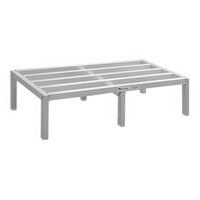 New Age 72" x 30" x 12" Aluminum Heavy-Duty Dunnage Rack - 4,000 lb. Capacity 2007