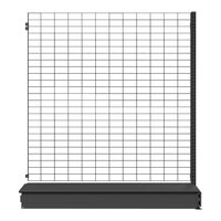 Wanzl Wire Tech 100 36" x 15" x 70" Single-Sided Add-On Gondola Shelving Merchandiser WT-1573A