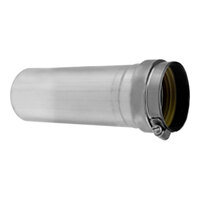 Eccotemp 2SVEPWCF0401 4" x 12" Stainless Steel Z-Vent Straight Pipe for Portable Tankless Water Heaters