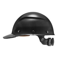 Lift Safety Dax Matte Black Fiber Resin Cap Brim Hard Hat HDFC-17KG