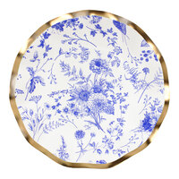 Sophistiplate 8" Timeless Wavy Paper Salad Plate - 96/Case