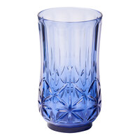 Sophistiplate Traditional 21 oz. Cobalt Blue SAN Plastic Tumbler - 24/Case