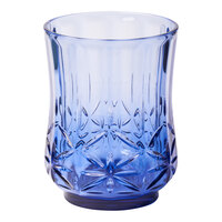 Sophistiplate Traditional 15 oz. Cobalt Blue SAN Plastic Tumbler - 24/Case