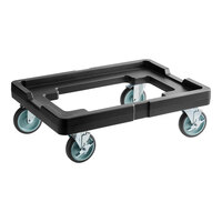 Baker's Lane 18 15/16" x 26 3/4" Black Dough Box Dolly