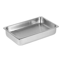 Eastern Tabletop LeXus 32174INS 13 1/2" x 11 1/2" Rectangular Stainless Steel Food Pan for 32174