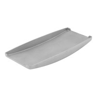 Bon Chef Futura 20" x 9" Pewter-Glo Rectangular Aluminum Serving Platter