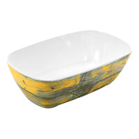 Dalebrook by BauscherHepp Tura 1/4 Size Rustic Yellow Melamine Crock TWD7714Y