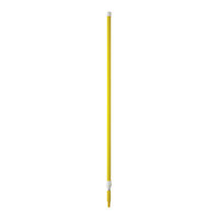 Vikan 29756 62" - 109 7/16" Yellow Threaded Aluminum Telescopic Handle