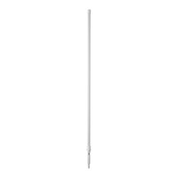 Vikan 29755 62" - 109 7/16" White Threaded Aluminum Telescopic Handle