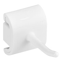 Vikan 10125 3" White Single Hook Hygienic Wall Bracket