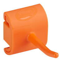 Vikan 10127 3" Orange Single Hook Hygienic Wall Bracket