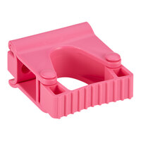 Vikan 10131 3" Pink Grip Band Hygienic Wall Bracket