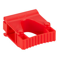 Vikan 10134 3" Red Grip Band Hygienic Wall Bracket