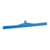 Vikan Ultra Hygienic 27 5/8" Single Blade Rubber Floor Squeegee with Plastic Frame