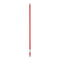 Vikan 29754 62" - 109 7/16" Red Threaded Aluminum Telescopic Handle