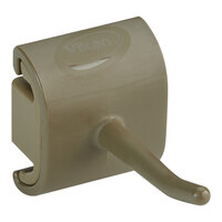 Vikan 101266 3" Brown Single Hook Hygienic Wall Bracket