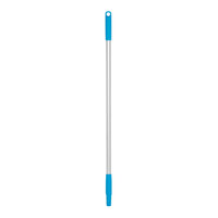 Vikan 29313 33 1/8" Blue Threaded Aluminum Handle