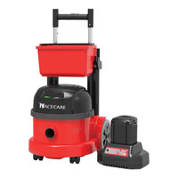 NaceCare Solutions Latitude NBV 290NX K-913081-C 3.5 Gallon Lithium-Ion Cordless Brushless Canister Vacuum with Storage Caddy and AST2 Combination Floor Toolkit - 36V