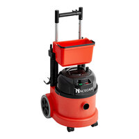 NaceCare Solutions ProVac PPR 390 K-8027144 4 Gallon Corded Canister Vacuum with Storage Caddy and 13" Battery-Powered Brush - 120V