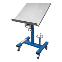 Vestil Mobile Lift / Tilt Table with 24 1/16" x 24 1/16" Platform, 42" Lift Height, and 30-Degree Maximum Tilt Angle WT-2424 - 300 lb. Capacity