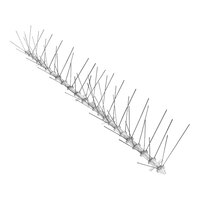 Bird-X SLS-50 2 1/2" Slim Stainless Steel Spikes - 50' Kit