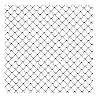 Bird-X NET-PE-25-50 Black PE-Plus Premium Grade 3/4" Polyethylene Knotted Bird and Bat Net - 25' x 50'