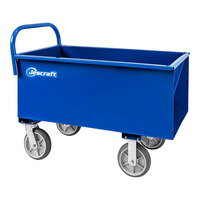 Jescraft Heavy-Duty 12 Gauge Steel Concrete Cart with 8" High-Performance Elastomer Casters - 3,000 lb. Capacity