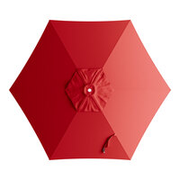 Lancaster Table & Seating 6' Round Replacement Umbrella Canopy for Aluminum Push Lift Umbrellas