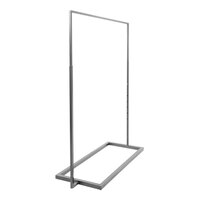 Econoco Linea 54" x 20" x 72" Bronze Metal Ballet Garment Rack with Adjustable Hangrail