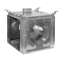 Canarm GSQ180-D100EC Direct Drive Square Inline Blower 9260226 - 4,200 CFM, 1 Phase, 3 hp