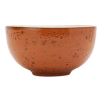 Tuxton TuxTrendz Artisan Geode 17 oz. Coral China Soup Bowl - 24/Case