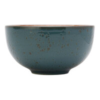 Tuxton TuxTrendz Artisan Geode 17 oz. Azure China Soup Bowl - 24/Case