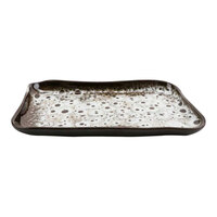 cheforward by GET Graupera Stone Heart 11 13/16" x 7 7/8" Sabana Terracotta Tray - 10/Case