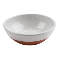 cheforward by GET Graupera Stone Heart 8.45 oz. White Terracotta Bowl - 12/Case