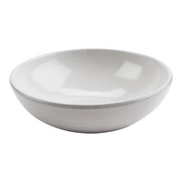 cheforward by GET Graupera Stone Heart 27 oz. White Terracotta Bowl - 12/Case