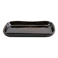 cheforward by GET Graupera Stone Heart 5 7/8" x 3 3/8" Turkey Terracotta Tray - 12/Case