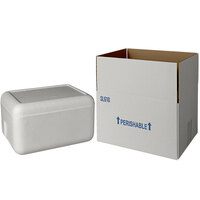 Insulated Shipping Box with Foam Cooler 11 3/8" x 8 3/4" x 6" - 1 1/2" Thick - 60/Pallet