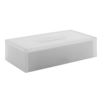 room360 Nassau Ice Rectangular Tissue Box Cover RTB020FRR21 - 4/Pack