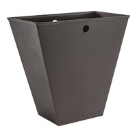 room360 RWL010EST23 11 Qt. Brown Polypropylene Slender Flare Wastebasket Liner - 12/Pack