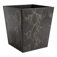 room360 Sumatra RWA022BKL21 14 Qt. Henna Flare Wastebasket - 4/Pack